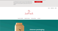 Desktop Screenshot of justpack.es